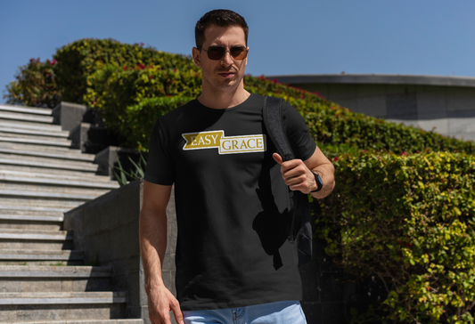 Black & Gold Men's T - Shirt