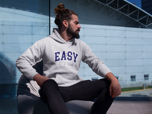 The Easy Grace Men’s Hoodie: Good Grey