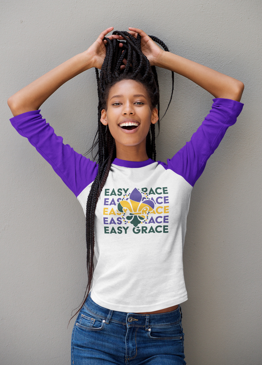 Faith & Festivities Tee Purple