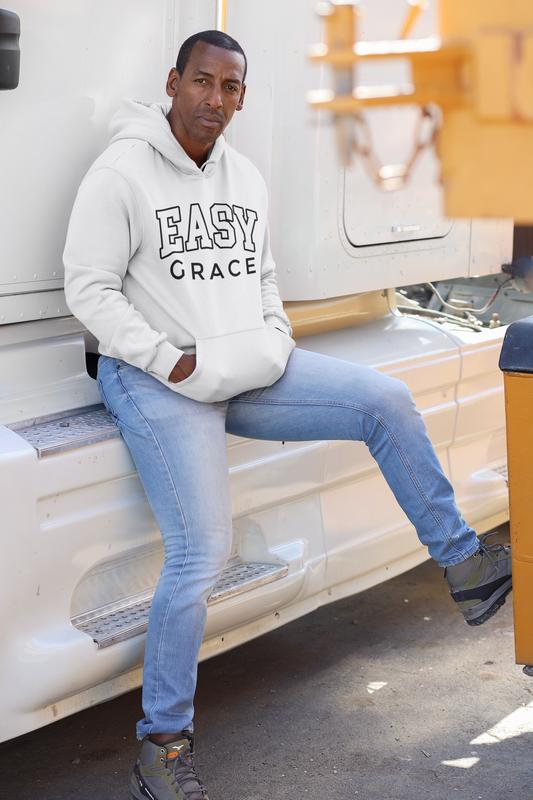 The Easy Grace Men’s Hoodie: White